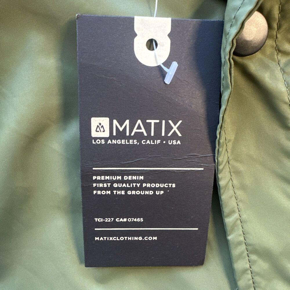 MATIX Men’s Compton Surf Club Windbreaker Jacket Lightweight Size S Small NWT - Picture 4 of 7
